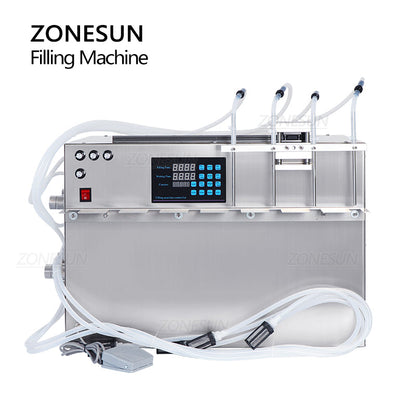 ZONESUN ZS-MPSP4 4 Nozzles Spout Pouch Liquid Filling Machine