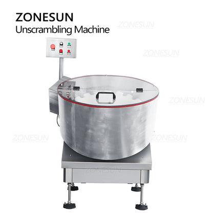 ZONESUN ZS-LP750 Botella rotatoria automática que clasifica el posicionador para la línea de producción 