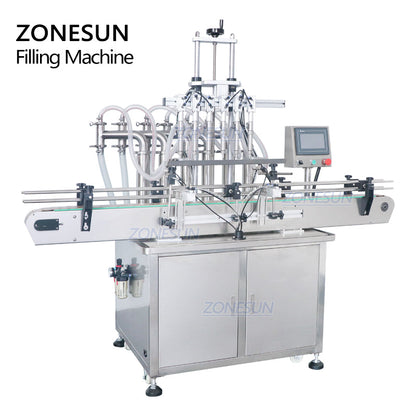 ZONESUN ZS-YT6T-6Y Automatic Pneumatic Liquid Filling Machine（Best Offer）