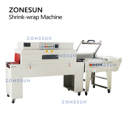 ZONESUN ZS-SPL3 PVC & Polyolefin Film L-bar Sealing Cutting Shrinking Machine