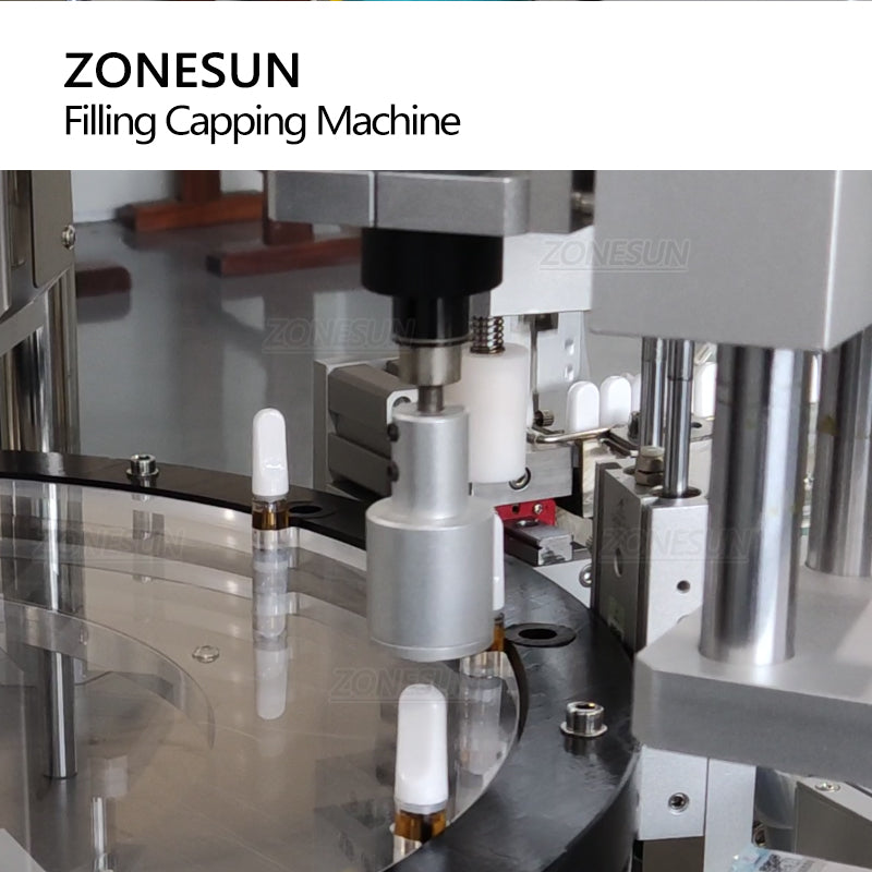 ZONESUN ZS-EL450 Automatic Oil Cartridge Filling Capping Machine