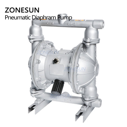 ZONESUN Pneumatic Filling Diaphragm Pump ZS-QBY-K25 Mini Air Operated