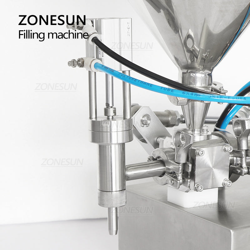 ZONESUN ZS-GTCP1 Pneumatic Paste Filling Machine With Ceramic Cylinder