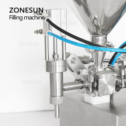 ZONESUN ZS-GTCP1 Pneumatic Paste Filling Machine With Ceramic Cylinder