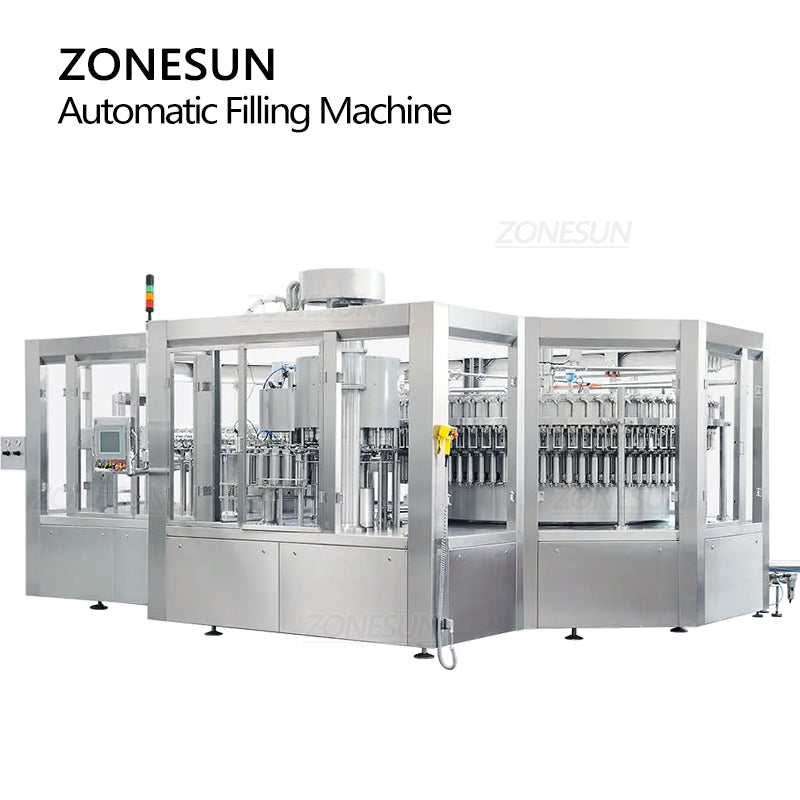 ZONESUN ZS-AFMC Autoamtic PET Bottled Carbonated Drinks Filling Machine