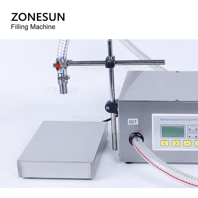 ZONESUN ZS-DP621W Semi automatic Diaphragm Pump Liquid Weighing and Filling Machine