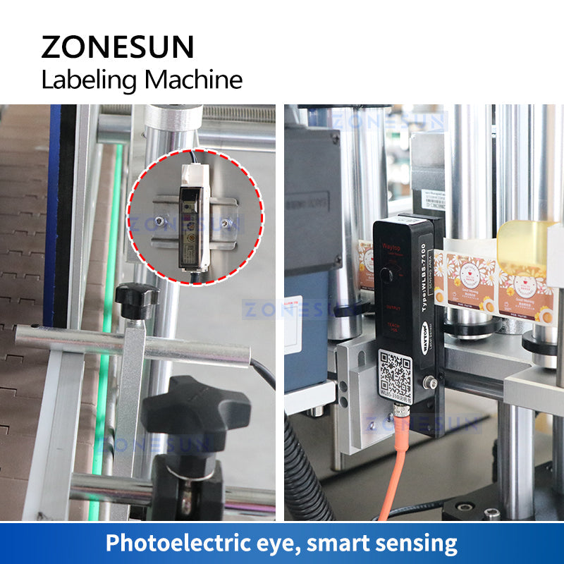 ZONESUN ZS-TB150 Automatic Round Bottle Labeling Machine