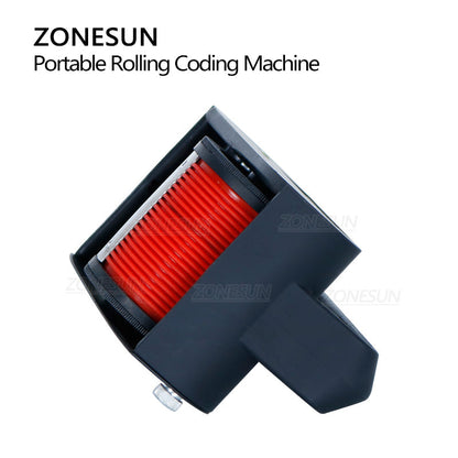 ZONESUN Portable Batch Number Rolling Coding Machine