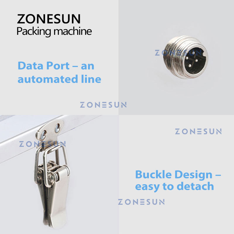 ZONESUN ZS-GWF4 Máquina de pesaje de llenado de gránulos de 4 tolvas 