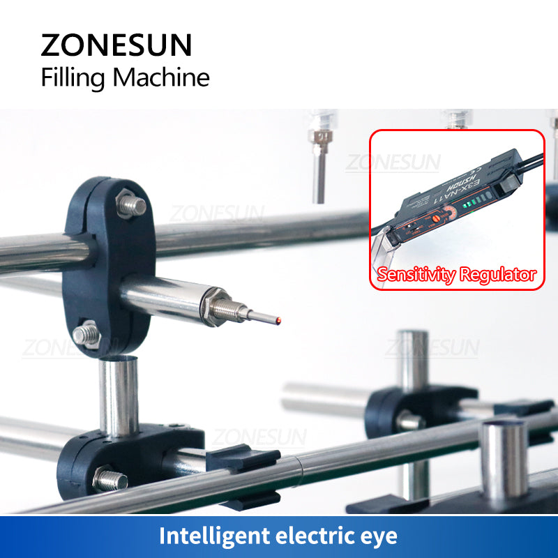 ZONESUN ZS-DTPP100C4 Small Automatic 4 Nozzles Peristaltic Pump Liquid Filling Machine