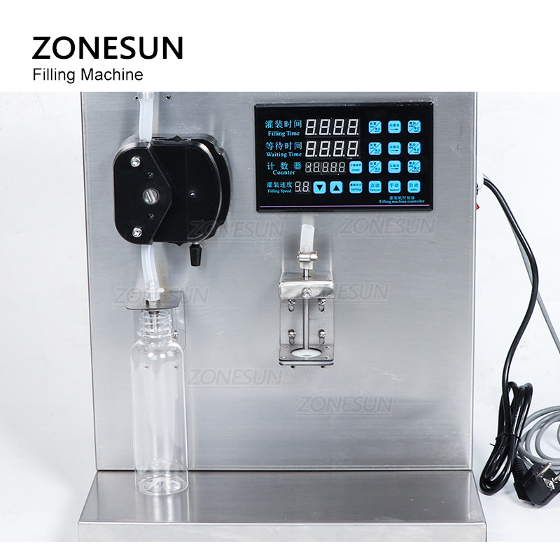 ZONESUN ZS-NP1 3-200ml Semi Automatic Peristaltic Pump Liquid  Filling Machine