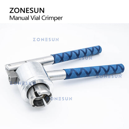 ZONESUN ZS-PBC1 13/15/18/ 20mm Máquina de tapado de perfume manual de acero inoxidable