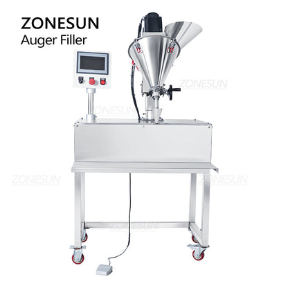 Máquina de llenado de polvo semiautomática ZONESUN ZS-FM100P 0.1-100g