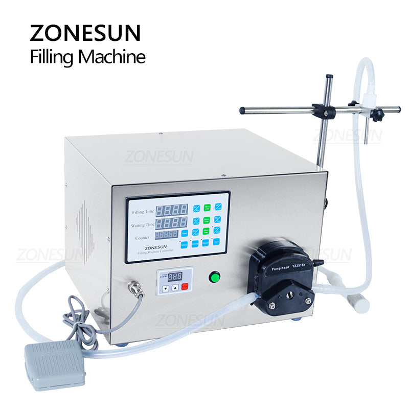 ZONESUN ZS-YT80 Single Nozzle Peristaltic Pump Liquid Filling Machine