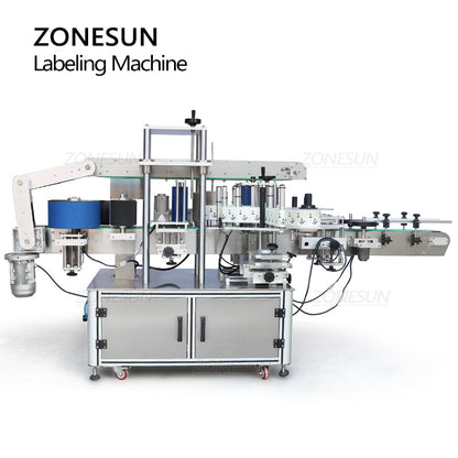 ZONESUN ZS-TB990 Automatic Round Square Bottles Labeling Machine