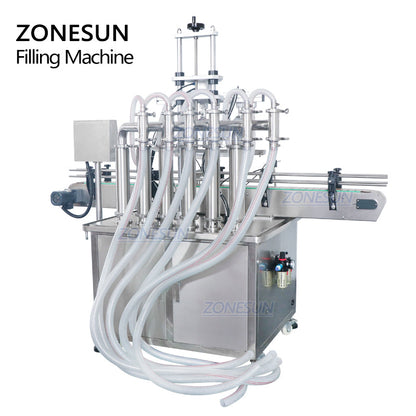 ZONESUN ZS-YT6T-6Y Automatic Pneumatic Liquid Filling Machine（Best Offer）