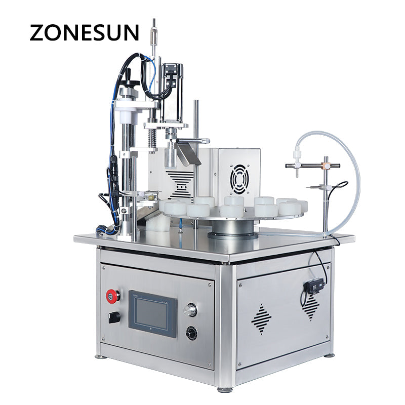 Máquina tapadora de llenado de líquidos con bomba peristáltica automática ZONESUN ZS-AFC1P