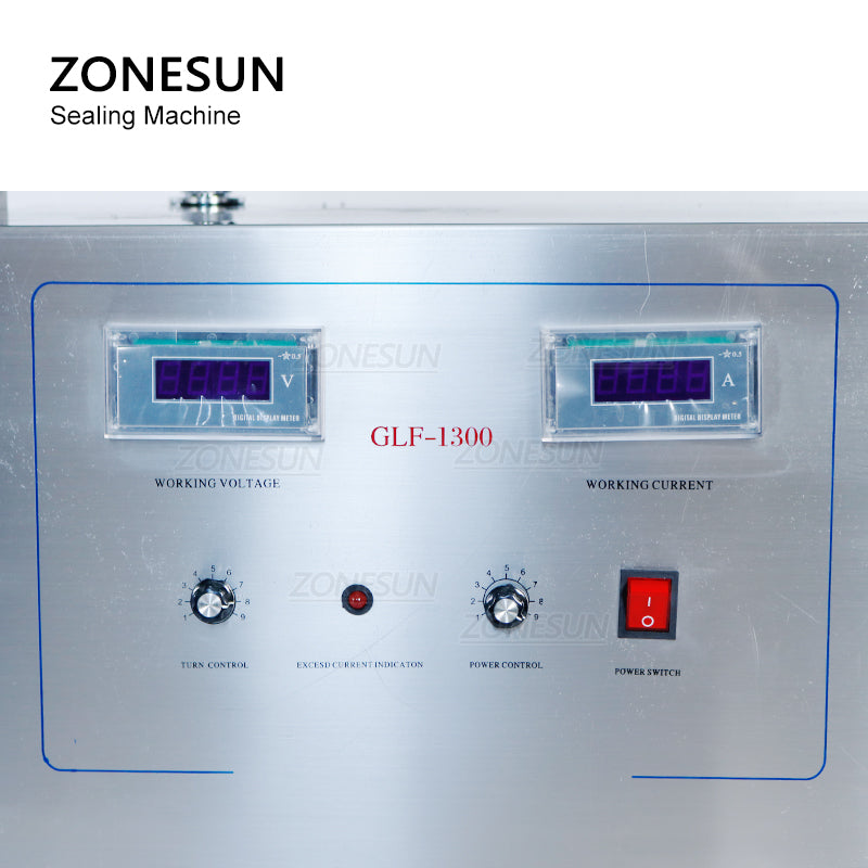 ZONESUN ZS-FK1300 10-70mm High Speed Automatic Induction Aluminum Foil Sealing Machine