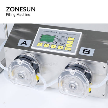 ZONESUN ZS-PP532W 30-6000ml Peristaltic Pump Liquid Weighing Filling Machine