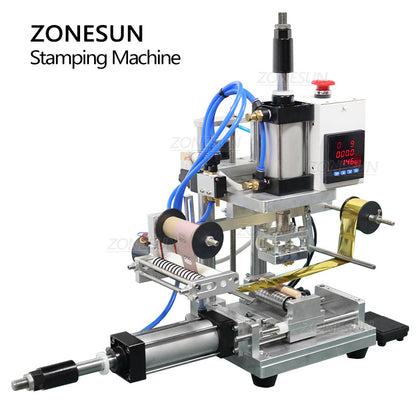 ZONESUN Pneumatic Cylindrical Hot Stamping Machine