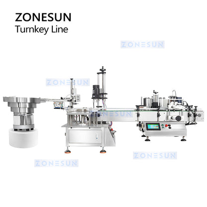 Filling and capping machine