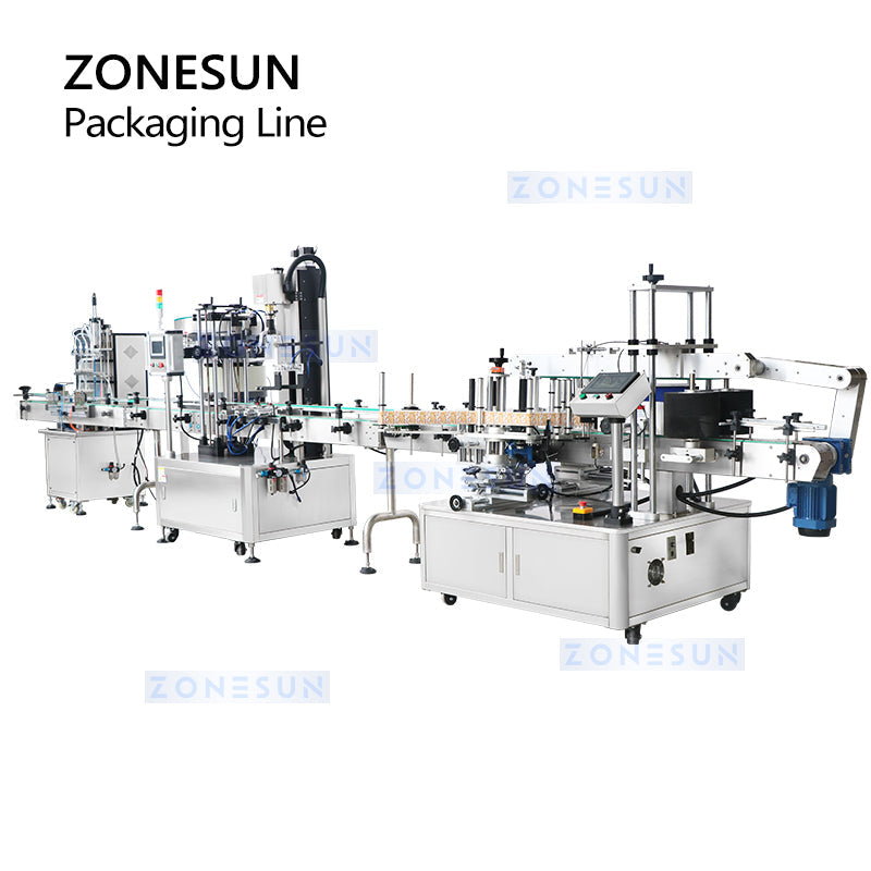 filling capping and lableing machine