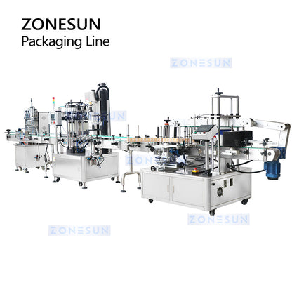 filling capping and lableing machine