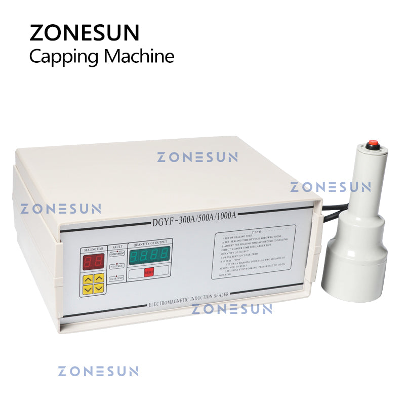 ZONESUN FK-300 Máquina de sellado por inducción de película de papel de aluminio de 15-55 mm 