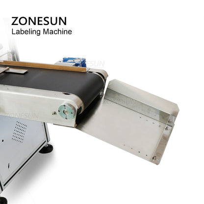 ZONESUN ZS-TB831B Automatic High Precision Flat Labeling Machine  For Normal Transparent Label