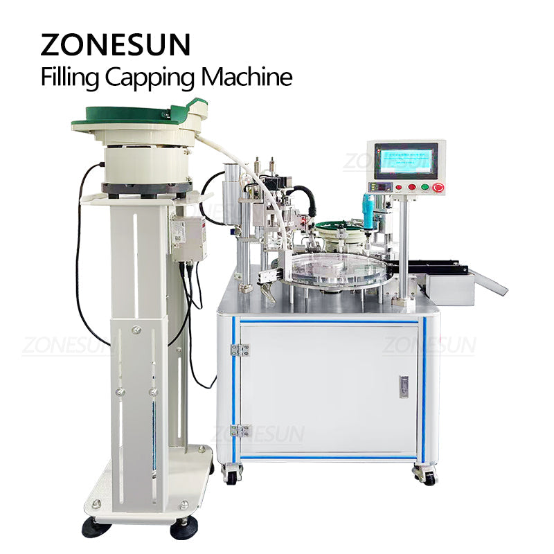 ZONESUN ZS-EL450 Automatic Oil Cartridge Filling Capping Machine