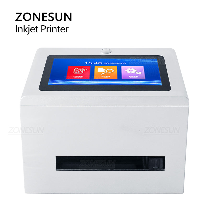 Máquina de codificación de fecha de inyección de tinta de mesa ZONESUN ZS-TIP127 