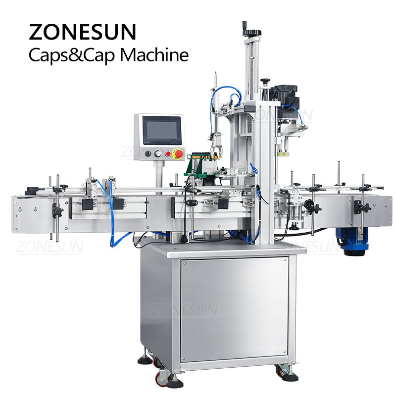 ZONESUN ZS-XG16E Automatic Capping Machine With Customizable Vibratory Cap Feeder