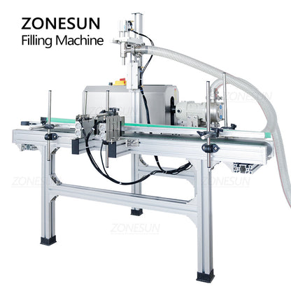 ZONESUN ZS-DTGT900P Automatic Rotor Pump Thick Paste  Filling Machine