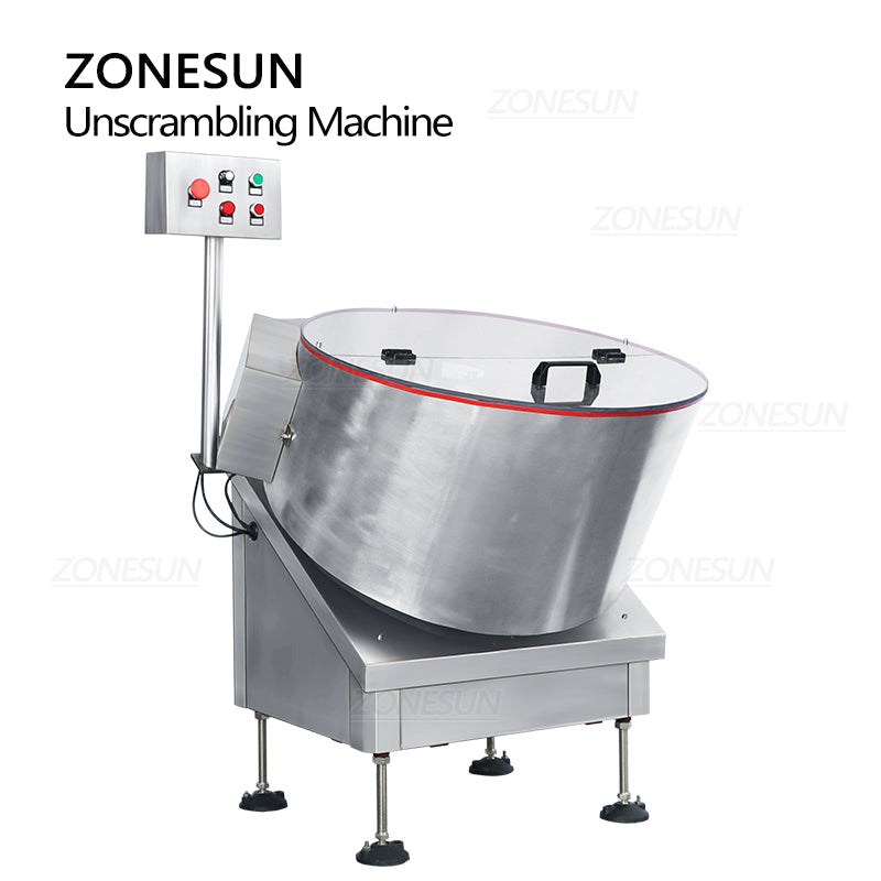 ZONESUN ZS-LP750 Botella rotatoria automática que clasifica el posicionador para la línea de producción 