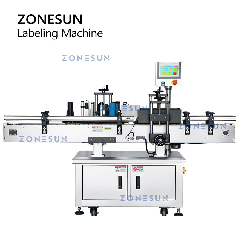 ZONESUN ZS-TB200R Automatic Wrap-around Round Bottle Labeling Machine