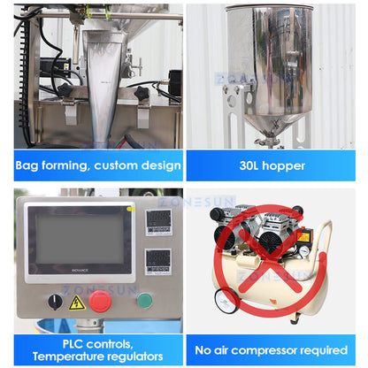 ZONESUN ZS-FP220 Fast Efficient Paste Filling Sealing Machine