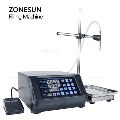 ZONESUN ZS-DPYT320 Semi-automatic Diaphragm Pump Liquid Filling Weighing Machine