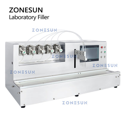 ZONESUN ZS-YTCPD5 5 Nozzles Automatic Ceramic Pump Liquid Filling Machine