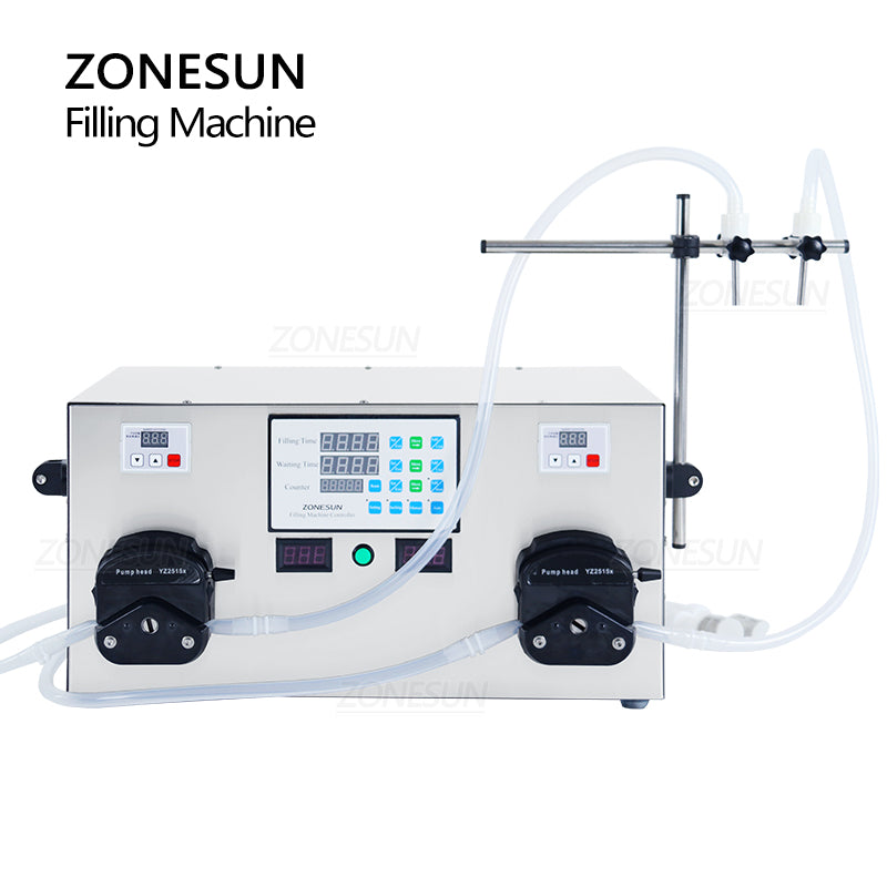 ZONESUN ZS-YTPP2 2 Nozzles Peristaltic Pump Liquid Filling Machine