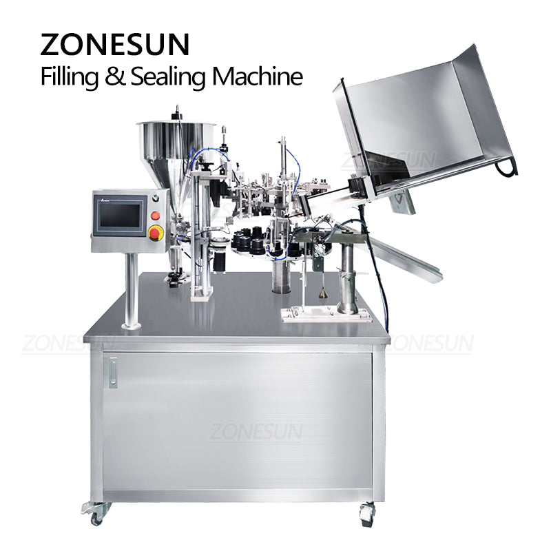 ZONESUN ZS-FS03 Automatic Paste Filling and Aluminum Tube Sealing Machine