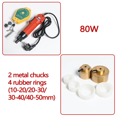 ZONESUN Electric Pneumatic Manual Capping Machine Set