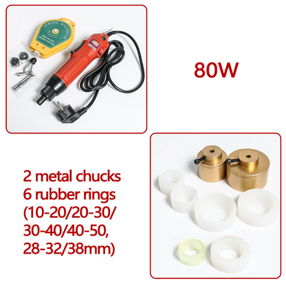 ZONESUN Electric Pneumatic Manual Capping Machine Set