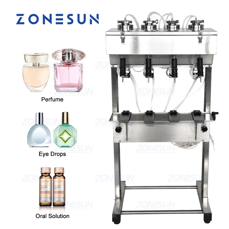 ZONESUN ZS-G400 Pneumatic Vacuum Liquid  Filling Machine