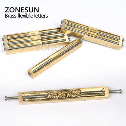 ZONESUN Debossing Letter Die Mould CNC Engraving Mould