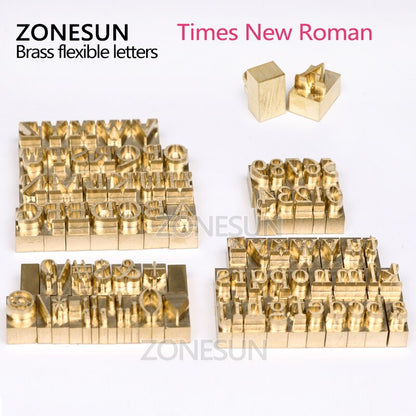 ZONESUN Debossing Letter Die Mould CNC Engraving Mould