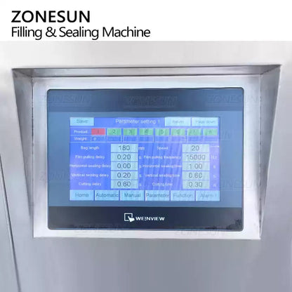 ZONESUN Satchet Bag Filling Sealing Machine 