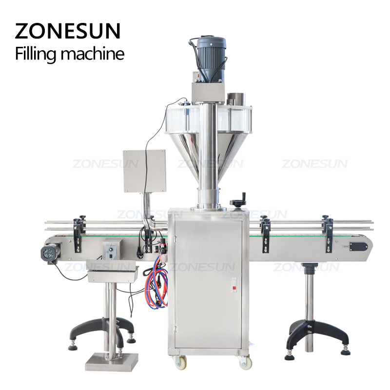 ZONESUN ZS-FM730A 10-2000g Automatic Pneumatic Powder Filling Machine