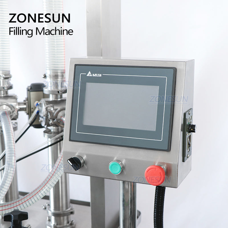 ZONESUN ZS-YT6T-6P Pneumatic Paste/Viscous Liquid Piston Pump Filling Machine