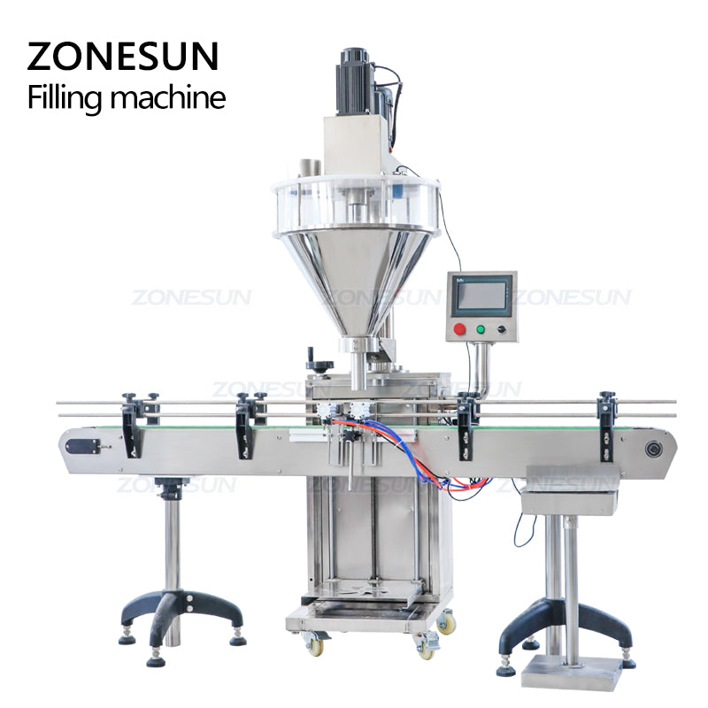 ZONESUN ZS-FM730A 10-2000g Automatic Pneumatic Powder Filling Machine