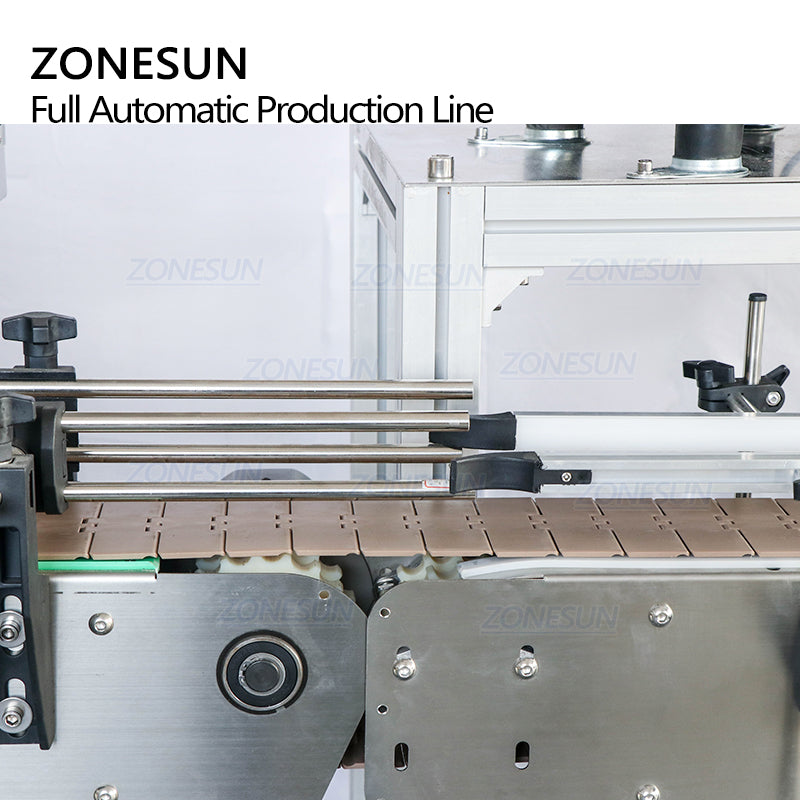 ZONESUN Custom 6 Heads Piston Liquid Filling Capping And Labeling Machine